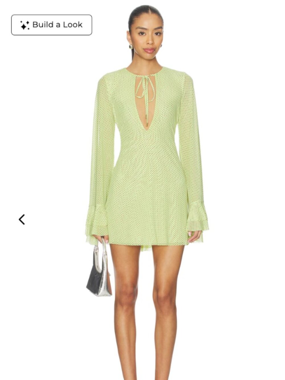 NWT Revolve AFRM Kori Dress in Citrus Pin Dot